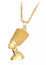 Load image into Gallery viewer, Nefertiti Pendant Gold
