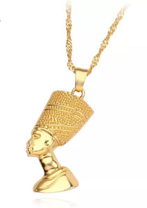 Nefertiti Pendant Gold