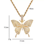 Load image into Gallery viewer, Iced Butterfly Necklace
