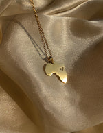 Load image into Gallery viewer, Africa Love Necklace Gold
