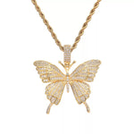 Load image into Gallery viewer, Iced Butterfly Necklace
