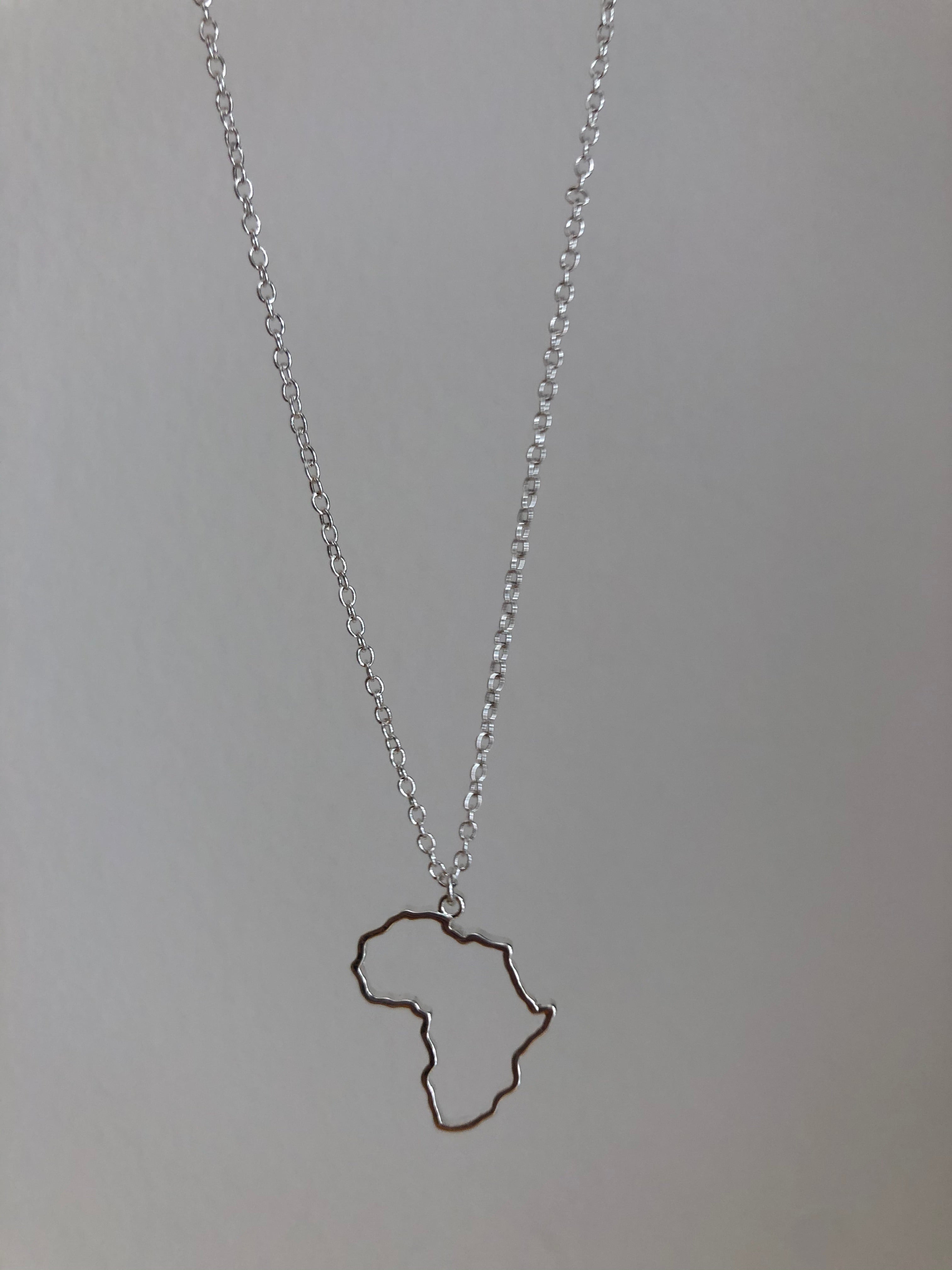 Afrique Necklace Silver